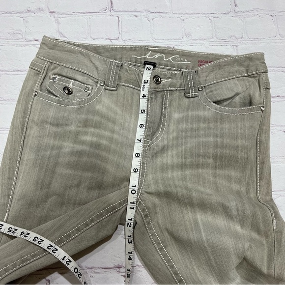 INC denim International Concepts Grey Women’s Boot Cut Jeans in 10P EUC - Picture 10 of 16